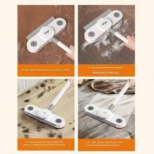 Powerful Household Dust Removal Tool For Cleaning Cat Hair, Flooring, Bedding, And Blankets, Multi-Functional Two-Way Fur Removal Device For Pets