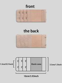 1/3/5pcs/Set Bra Extender Hooks -Elongated 2 Hook Bra Strap Extender Comfortable Adjustable Elastic Non-Slip Bra Straps Underwear Bra Extension Buckle Bust Bra Back Buckle Lingerie Accessories Suitable For Travel And Outdoor Activities - Multicolor - View 5