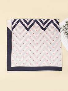 1pc Bandana Cashew Print Scarf, Headband, Neckerchief, Suitable For Daily Use