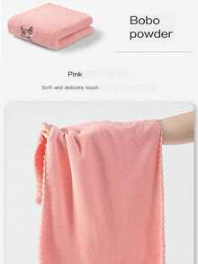 3PCS Winnie Pooh Bear Towel Cute Pattern Rectangular Cartoon Coral Velvet Soft Face Towel Student Face Towel Shower Towels For Beauty Salon, Hotel Sports,Home Essentials, Towel, Skin Care - Multicolor - View 6