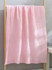 1pc 110*110cm 6-Layer Gauze Bubble Muslin Baby Bath Towel Blanket - Multicolor - View 10