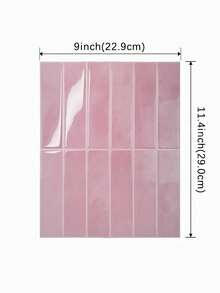 10/30pcs White Brick Pattern Self-Adhesive Tile Stickers, Easy To Peel And Stick Ceramic Tile, Waterproof Wallpaper Suitable For Living Room, Kitchen Backsplash, Bathroom, Zellige Style