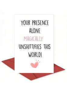 1PC Cute And Humorous Birthday Card Suitable For Giving To Companions, Friends, Brothers, Friends, Colleagues, Blessing Cards (Comes With Randomly Colored Envelopes) Back To School,Back To School,School Supplies - Multicolor - View 6
