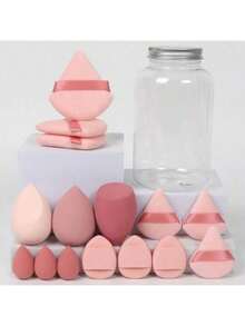 Rtytrdeuyt ZLM Beauty Blender1Pcs Pink Makeup Sponges Set Soft Cosmetic Blender Puff For Foundation Liquid Powder Beauty Egg Sponge Makeup Tools For Flawless Face MakeupLSC 8106 - HD09 - 查看 3