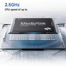 Xiaomi Redmi Note14 智能手机配备联发科天玑 7025-Ultra 处理器、5110mAh 高容量电池，性能持久，6.67 英寸大显示屏和超大音量，仅支持英语和中文。