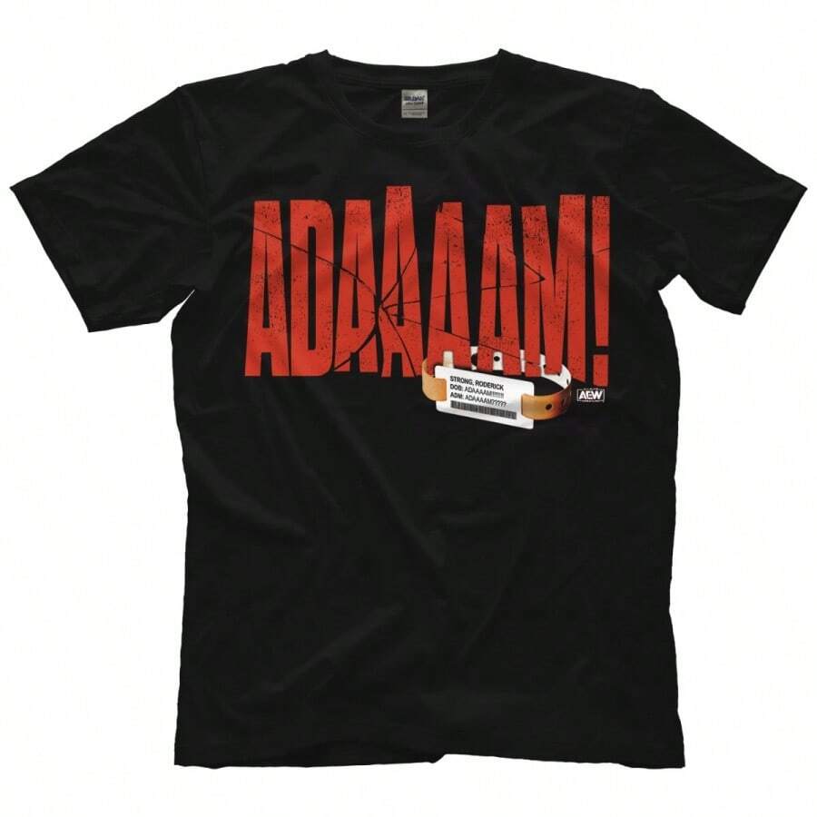 Roderick Strong - ADAAAAM! AEW Official T-Shirt - màu đen - Xem 1