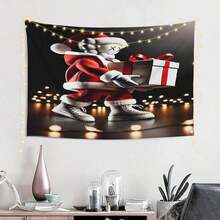 Kawss Kawaii Kaw Anime Wall Tapestry For Bedroom, Space Wall Tapestry For Men, Cool Black Aesthetic, Hippie Room Decor Wall Hanging Art For Girl Boys Party 40x60 In - 40*60in - Xem 2