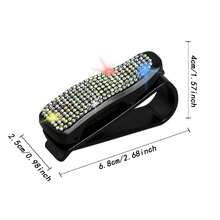 1 Giá đỡ kính chắn nắng ô tô, Kẹp trang trí kim cương ô tô, Kẹp treo kính ô tô - Một cỡ - Xem 9