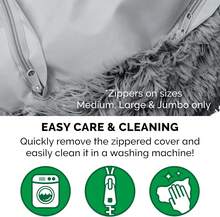 Calming Donut Dog Bed For Medium Dogs, 45" Plush Round Pet Bed With Washable Cover, Refillable Shag Faux Fur For Anxiety Relief – Gray, XL,11275910 - Taro Purple - Xem 9