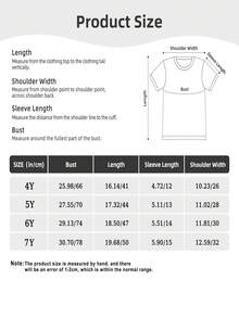 Camiseta deportiva de niños con diseño personalizado impreso - Imprime tu foto o diseño favorito, camiseta gráfica para niños, entrega rápida, negro - Negro - Ver 7