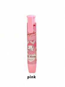 Sanrio 1Pc Creative Press Eraser Hello Anime Kuromi Melody Cinnamoroll Kitty Cartoon Stationery Gift Office School Supplies Back To School School Supplies(Some Parts May Be Random)