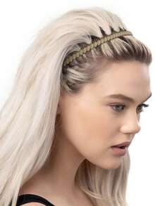 4 قطع شريط رأس للنساء لغسل الوجه مانع للانزلاق، شريط رأس بتصميم أسنان المشط، شريط رأس بتصميم موجي كاكسسوار شعر عصري