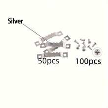 50 طقم / 150 قطعة خطاف إطار صغير مسنن مع 50 قطعة خطاف، 100 برغي، سهل الاستخدام مع البراغي لتعليق الصور والساعات واللوحات والأعمال الفنية والإطارات - متعدد الألوان - مشاهدة 13