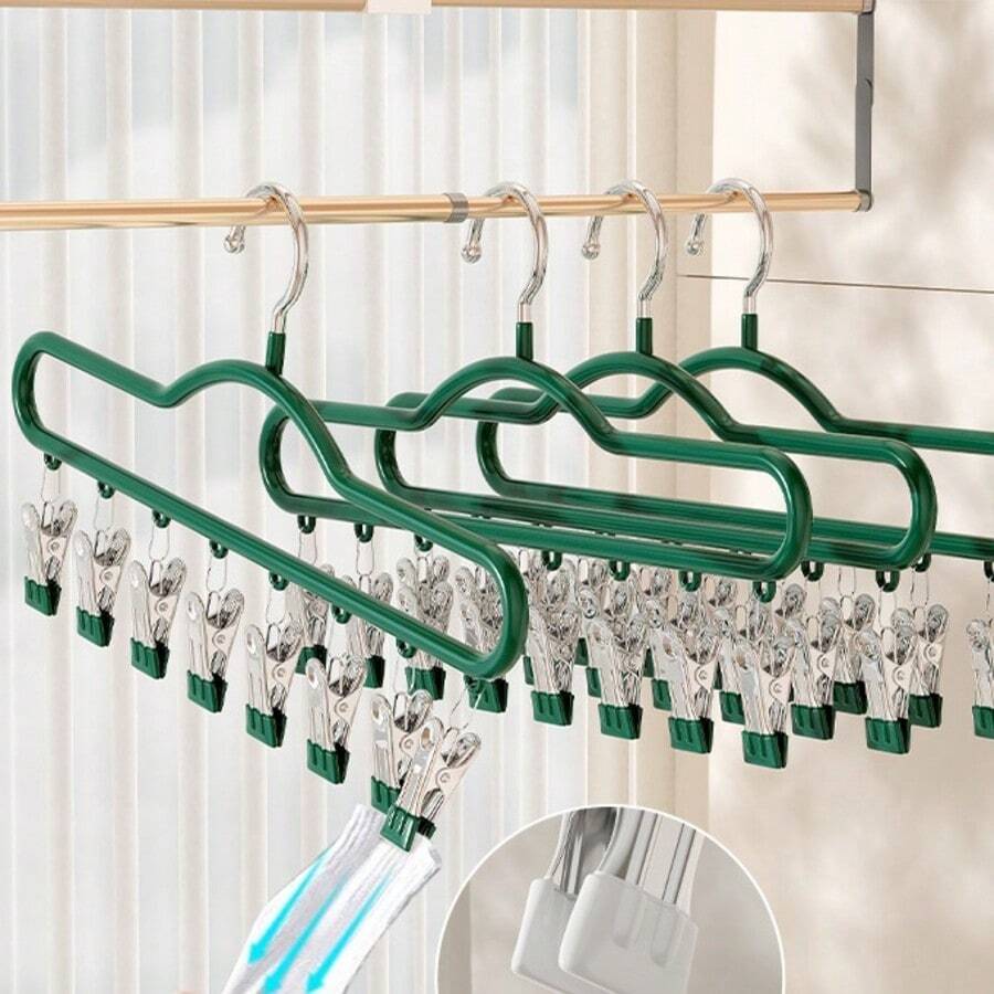 8-Clip Multifunctional Hat Rack, Home Hanging Hook Rack For Baseball Cap, Beret, Socks, Wardrobe, Closet