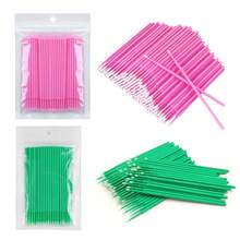 100 支清洁棉签，多功能化妆清洁棒，适用于眼妆、唇线笔、眼线、睫毛、指甲油去除、眉毛修饰、化妆教程、卸妆、指甲护理、唇妆