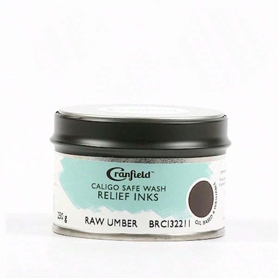 Cranfield Caligo Relief Ink Tin 250 G Burnt Umber
