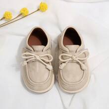 婴儿乐福鞋，幼儿男童软底休闲莫卡辛鞋，1 岁生日派对套装，英伦风格，婴儿魔术贴鞋