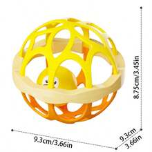 Baby Rattle Toy, 0-1 Year Old Infant Grasp Early Education Puzzle Toy, Soft Rubber Puppy Teething Rattle - Multicolor - View 13