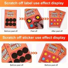 500pcs 25x25mm/1inch Black Round Scratch Stickers, Stamp Wedding Stickers, Self-Adhesive Scratch Sticker Scratch Card Game