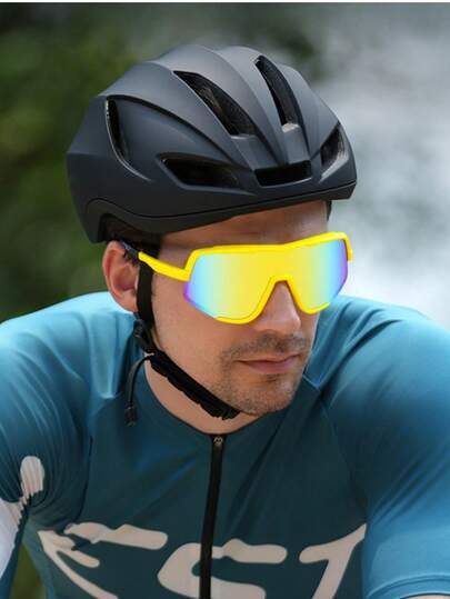 1 par de gafas de moda para deportes al aire libre de alta definición, gafas profesionales para ciclismo de carretera, gafas para correr