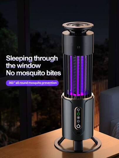 1 件便携式多功能灭蚊灯，双色灯，适用于家庭、卧室、办公室、户外旅行和露营、房车、专业捕蚊器、飞蛾、苍蝇、小昆虫