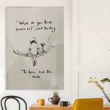 Framed Book Page Art - Heartfelt Mounted Quote From The Popular Charlie Mackesy Book The Boy, The Mole, The Fox And The Horse.Canvas Poster