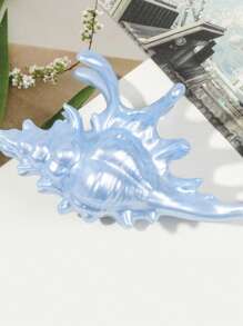 发夹 1 件海洋系列贝壳发爪夹，优雅的个性化发饰，适合休闲聚会、工作、旅行、海滩照片、服装搭配发饰、学校用品、大学秋季配饰