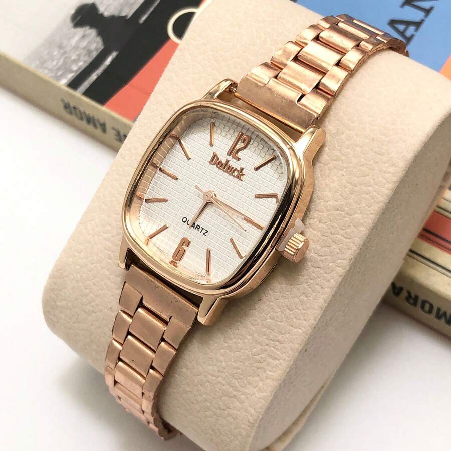 Elegant And Exquisite Women's Square Quartz Watch - Purple - View 1