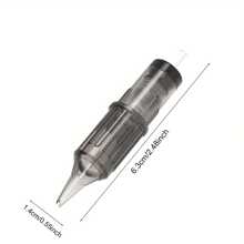 TATELF TATELF 10/50 Stücke Tattoo Patronennadeln Professionelle Einweg-Tattoo-Nadeln Patronen Rund Liner Für Rotary Pen Maschine Tattoo Zubehör (12#) RL/RS/RM/M1