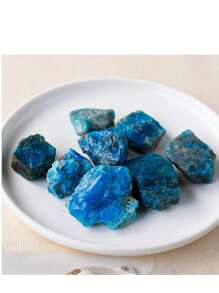 50g/100g Natural Blue Apatite Crystal Chips Polished Stones Healing Crystals For Reiki, Yoga & Energy Therapy Beginners, Houseplants, Jewelry Making, Wishing Bottle, Garden, Fountain - Blue - View 15