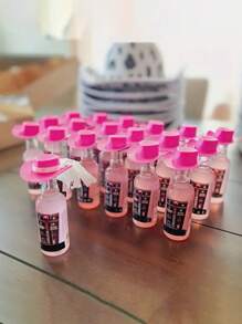 12 件微型可爱娃娃帽 - 迷你派对帽、塑料迷你牛仔帽、女士牛仔帽、工艺品、西部帽、玩具娃娃派对配件、娃娃屋装饰道具（棕色、白色、粉色、黑色）返校情人节