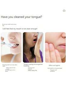 4件/1包混色舌刮器，用于清洁舌苔，清新口气，客厅家居卧室浴室家居装饰，旅行用品，婚礼，派对，生日，男士礼物，妈妈，爸爸，朋友，新年，配饰，趣味礼物 - 彩色 - 查看 7