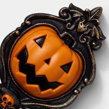 10" Animated Pumpkin Door Knocker Halloween Decorative Prop :  Sheltered Outdoor Use, Includes Batteries