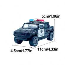 1 Zinc Alloy Off-Road Vehicle Model, 1:36 Scale, Retractable Sports-Themed Toy, A Durable Collectible Car Display Gift For Boys And Children, Available In White, Red, And Black (Some Styles Will Be Randomly Dispatched) - Multicolor - View 11