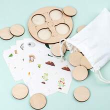 1 Set, 10pcs Animal & Plant Life Cycle Change Cognitive Boards - Multicolor - View 3