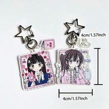 1 pieza Llavero acrílico, dije de teléfono, recuerdo escolar, colgante de bolso, estilo escolar japonés retro rosa con corazón, en el estilo Y2K, adecuado para todas las estaciones, eventos de la empresa, accesorios de Halloween, ideas de regalo para el Día del Maestro, Navidad, accesorios de bolso, cordones con portaidentificaciones, accesorios de coche, dijes de bolso, para la hermana