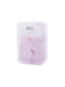100 piezas Copo de jabón con diseño de flor desechable mano moderno desechable para exterior - Rosa - Ver 8