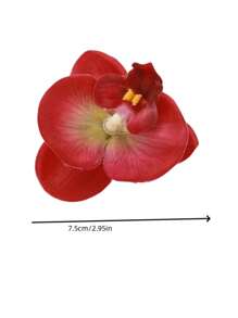 1/3支芙蓉花仿真花，夏威夷派对夏季DIY装饰，草裙舞会发饰 - 彩色 - 查看 9