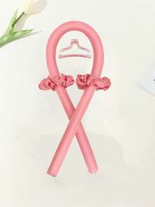 Mcbki 1 pieza Rizado de cabello sin calor reutilizable, para peinado. Rizado con cinta con pinza para el cabello, crea ondas suaves naturales, herramienta de rizado DIY, adecuada para dormir, se puede usar toda la noche. Rizado sin calor, rizado de cabello, rizado de cabello