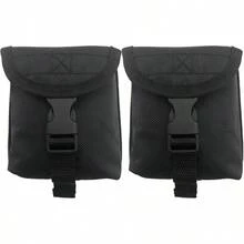 Scuba Trim Weight PocketNylon Diver Weight Belt Bag With Quick Release Buckle Dive Weight Pouch 5LB