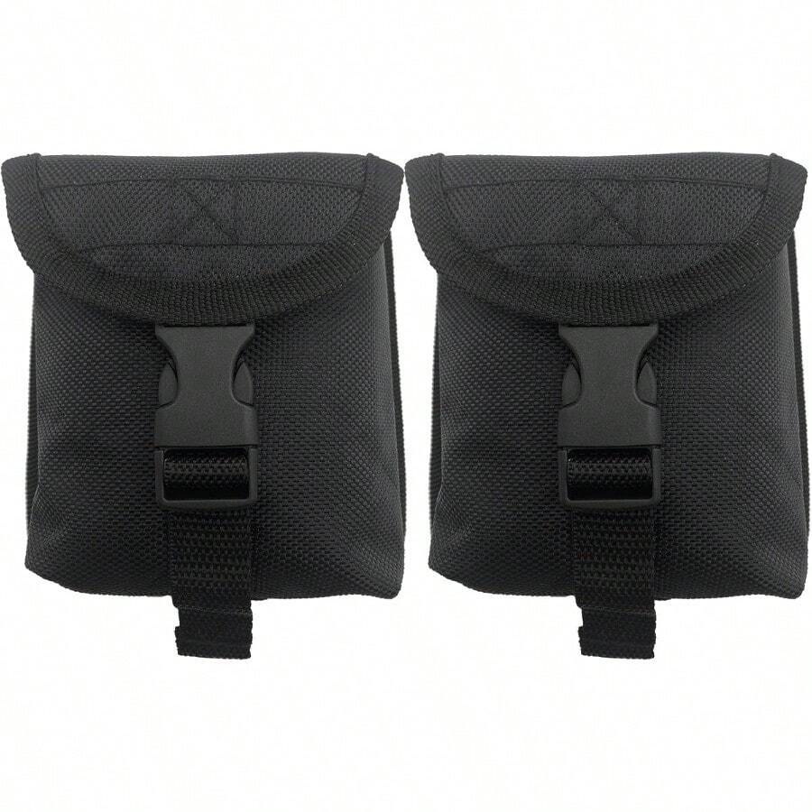 Scuba Trim Weight PocketNylon Diver Weight Belt Bag With Quick Release Buckle Dive Weight Pouch 5LB