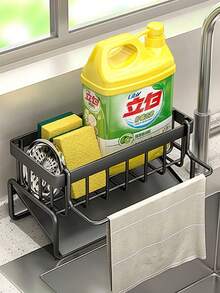 1 multifunktionaler Spülbecken Abtropfständer, Geschirrspülmittel Schwamm Tuch Ständer, Küchen Aufbewahrungsregal, Küchenzubehör, Abtropfsieb Kugel Spülbecken Geschirrtuch Aufbewahrungsregal, Küchen Regal, Spültuch Aufbewahrung, Reinigungsschüssel Reinigungsstahldraht Kugel Aufbewahrungsregal, Küchenspüle, Küchenzubehör, Küchen Aufbewahrungsbox