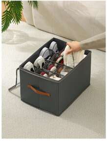 صندوق تخزين قماشي للأحذية قابل للطي متعدد الوظائف، صندوق حماية من الغبار متعدد الاستخدامات للمنزل قابل للتنظيف