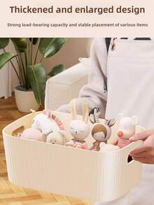 Có sẵn theo gói 1/2/3 chiếc với các màu vàng sữa, trắng và xanh lá cây, thích hợp để đựng đồ dùng trên bàn làm việc. Phù hợp để đựng mỹ phẩm, đồ dùng linh tinh, đồ ăn nhẹ, đồ chơi, v.v. Cũng có thể dùng làm giỏ đựng đồ, hộp đựng đồ dùng văn phòng, giỏ đựng đồ hình chữ nhật hoặc hộp đựng đồ dùng văn phòng. Có ba kích cỡ để lựa chọn. - Nhiều màu - Xem 11