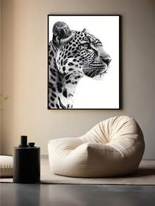 1 幅现代简约黑白艺术帆布海报，背景墙装饰挂画，独特的墙壁艺术装饰，适用于卧室客厅走廊装饰，无框 - 黑與白 - 查看 11