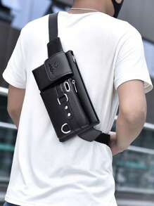 New Style Waist Bag For Men, Suitable For Working On Construction Sites Or Setting Up Stalls, Large Capacity For Holding Change, Multi-Functional, Adjustable Strap For Carrying Around.