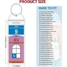 Cruise Luggage Tags For Royal Caribbean Celebrity Cruise Essentials In 2024 - 2025(4 Pack) - 4+件裝 - 查看 3