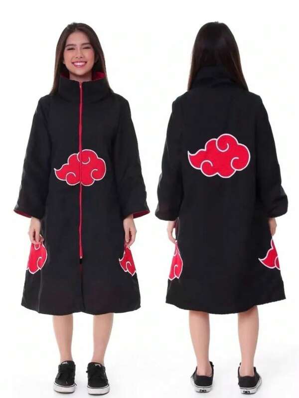 MANTO , CAPA , AKATSUKI , COSPLAY , ANIME , INFANTIL , UNISEX