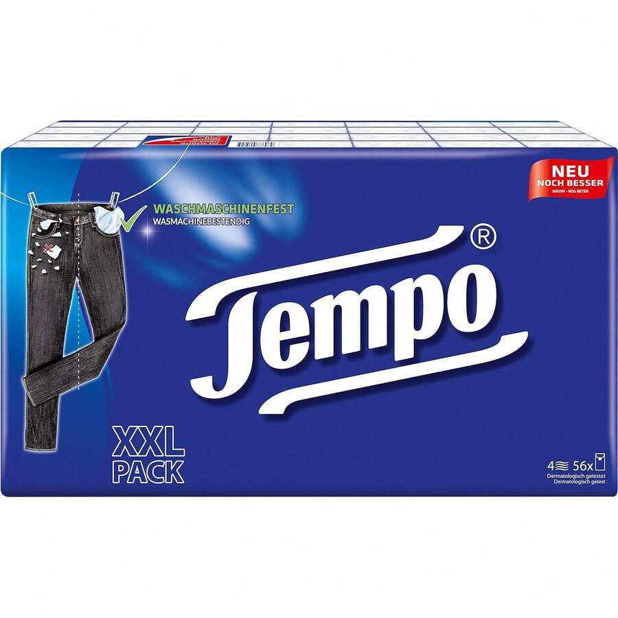 Tempo Classic Tissues 56 X 10 Tissues, Pack Of 1 (56 Packs) - 1 - View 1