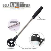 8-Section Telescopic Golf Ball Retriever, 204cm Long Golf Ball Picker, Golf Accessories